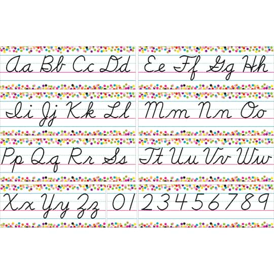 Teacher Created Resources Colorful Vibes Alphabet Line, 17ft.
